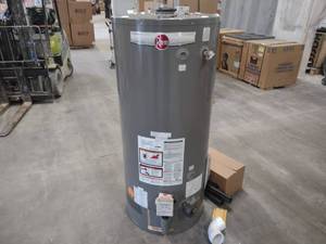 lot 238 image: Rheem 75 Gallon Natural Gas Water H...