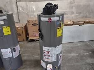 lot 242 image: Rheem 50 Gallon Natural Gas Water H...