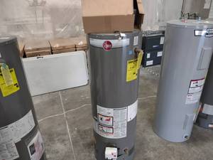 lot 244 image: Rheem 50 Gallon Natural Gas Water H...