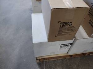 lot 301 image: (6) Broan 1671F Ventilation Fan Fin...