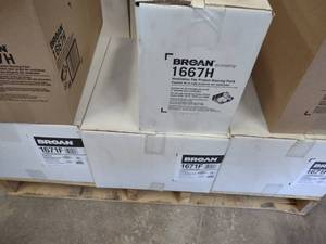 lot 305 image: (6) Broan 1671F Ventilation Fan Fin...