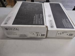 lot 327 image: Delta R4707 Rough In Kit & T4767-BL...