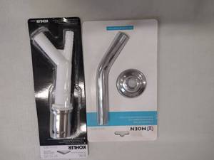 lot 347 image: Moen Shower Arm & Kohler Air Gap...