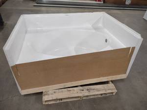 lot 410 image: Aquatic 2603TWR 60x42 Waincot Batht...