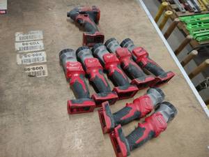 lot 551 image: Assorted Milwaukee 18 Volt Tools...