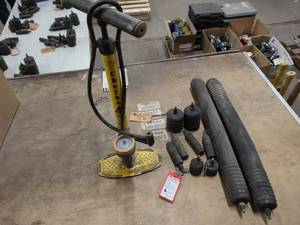 lot 585 image: Cherne Test Pump & Assorted Test Pl...
