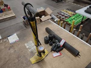 lot 587 image: Cherne Test Pump & Assorted Test Pl...
