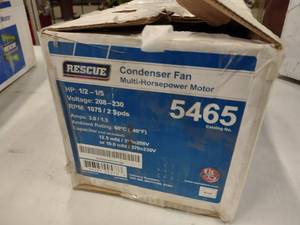 lot 452 image: Rescue 5465 Condenser Fan 12-15 h...