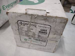 lot 475 image: Evergreen Genteq 6005 12 hp. Motor...