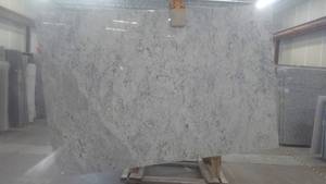 lot 47 image: (1) Slab Granite White Ice, 78x118...