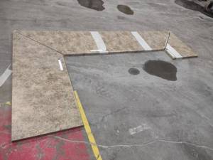 lot 190 image: Laminate Countertop, 72x126 34x3...