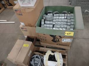 lot 637 image: Assorted Duct Parts & Tubing Bend S...