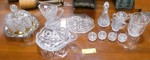 lot 58 image: Beautiful cut glass collection