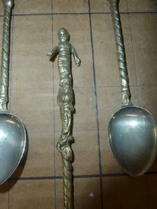 lot 180 image: Set of 4 Antique Mummy - Montagnani Italy Spoons