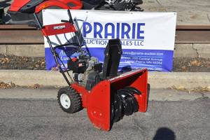 lot 6 image: Craftsman 5.5 Horse 24 wide snow blower with electric start Tecumseh engine