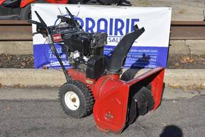 lot 7 image: Toro Powershift 1028 snow blower has electric start Auger works but does not want to engage in driving when tested
