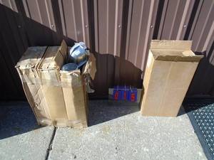 Flat of store returns & shelf pull items. As shown.