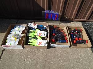 Flat of store returns & shelf pull items. As shown.