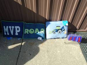 Flat of store returns & shelf pull items. As shown.
