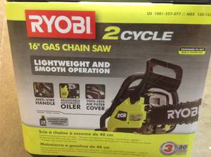 Lot of 2 Ryobi Gas Chainsaws see pictures customer returns