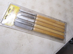Chisels for wood lathe, 5 piece, ne...