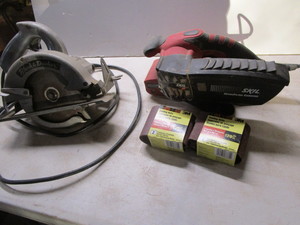 Skil 3x18 belt sander with dust col...