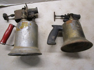 Blow torches...