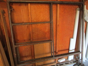 Scaffold section with wheels...