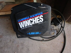 Campbell Hausfeld electric winch, 5...