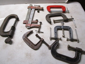 C-clamps, bar clamps...