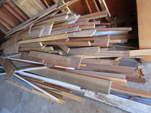 Lumber - craft, assorted with redwo...