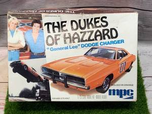 lot 2 image: Dukes of Hazzard MPC General Lee Charger Model