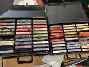 lot 24 image: 2 Cases of Vintage Cassette Tapes