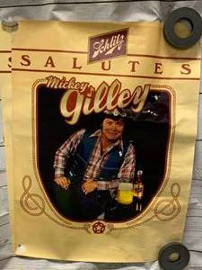 lot 37 image: Lot of Two Schlitz Mickey Gilley Posters From 1981