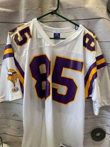 lot 45 image: Jim Kleinsasser Minnesota Vikings Champion Jersey Size Large