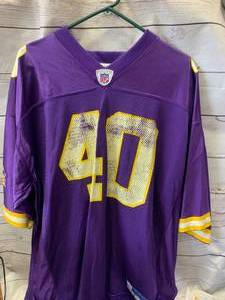 lot 46 image: Jim Kleinsasser Minnesota Vikings Reebok Jersey Size XL