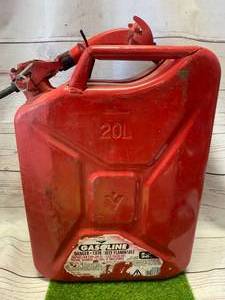 lot 55 image: 5 Gallon Red Jerry Can