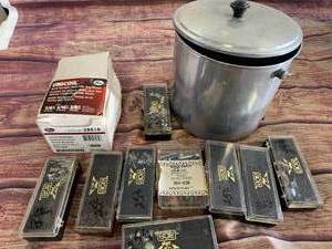 lot 72 image: Miscellaneous Rivet Lot, Pot, Unique Oil, Cable Sleeves