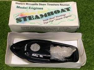 lot 74 image: Steam Threshers Steam Engine Boat