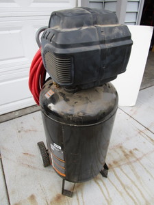 Husky air compressor, 33 gallon, 3...