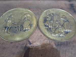 Stamped plates made in England...