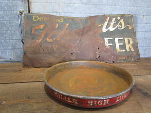 Schmidt sign & Miller tray...