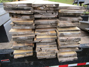 Poplar lumber 1x8x8ft, 63 pieces...