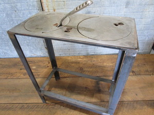 Custom campfire stand for over camp...