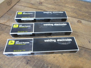 John Deere welding electrodes, thre...