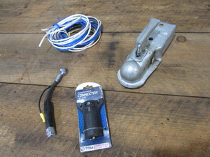 Trailer coupler 2, light plug, wir...
