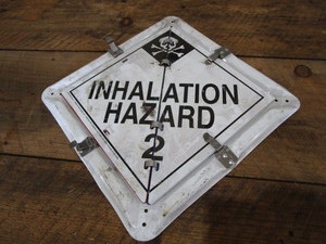 Haz Mat flip file placard...