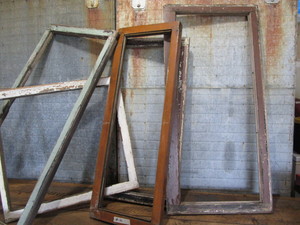 Reclaimed window frames two 2x4,...