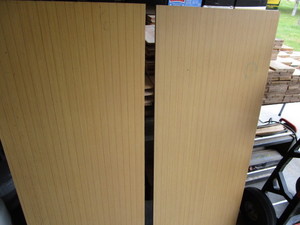 Bowling floor sections, two 21x48...