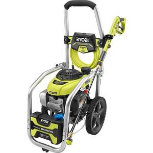 lot 4 image: RYOBI 3300 PSI 2.3 GPM Cold Water Gas Pressure Washer Model # RY80942  ( Missing Gas Cap)